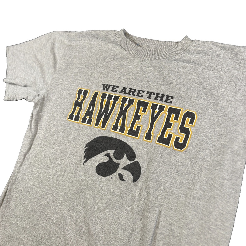 NCAA By KA Inc Iowa Hawkeyes T Shirt Mens‎ Large Heather Gray Cotton Football